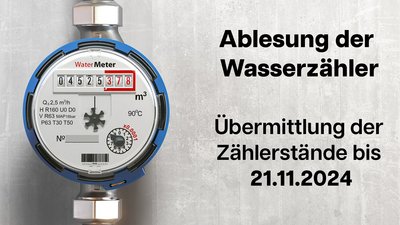 Layoutgrafik mit Wasserzähler